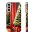 Christmas Tree in Cozy Holiday Home - Impact Resistant Phone Case Samsung Galaxy S22 Plus Glossy